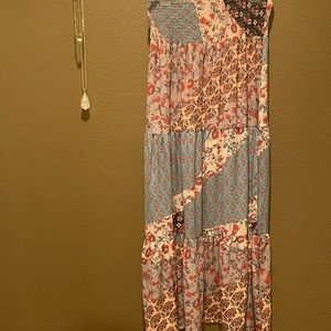 Beautiful multi colored maxi skirt